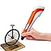 Magicpen 3D Printing Doodle Pen V1.0 Stereoscopic Arts & Crafts Pen For 3D Drawing+Printer with Free 1.75mm ABS Filament Orange Color