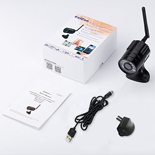 EsiCam Battery Backup Camera Wireless for Smart Phone Versatile Used