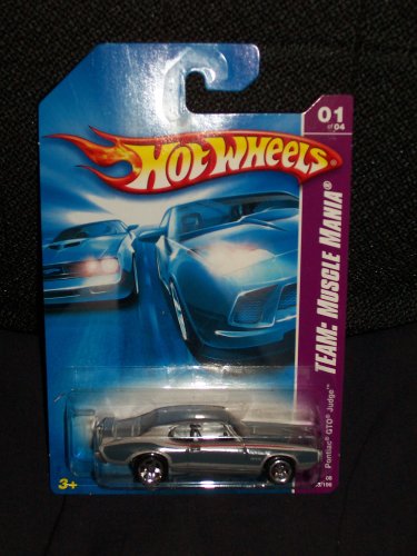 - Hot Wheels 2008-133 Team: Muscle Mania 1 of 4 Pontiac GTO Judge 1:64 Scale