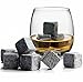 Iron Products Whiskey Stones For Whiskey, Bourbon, Scotch, And Wine - The Perfect Mother or Fathers Day Gift - Set Of 6 Stones Packaged In Wooden Gift Box And Velvet Bag Included.