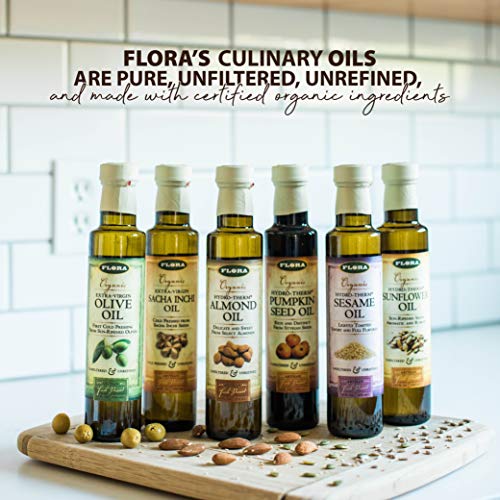 FLORA Sunflower Oil, HydroTherm Extraction, Organic, 8.5 Fl Oz