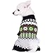 Blueberry Pet Nordic Fair Isle Unisex Dog Sweater, Back Length 16
