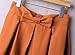 Hanlolo Ladies High Waisted Skirts Pleated Flared Full Circle Skirts Dress Brown