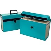 Pendaflex File Organizer, Portafile Expanding Organizer, 19 Pockets, Dark Turquoise, Heavy Duty and Portable, Ideal for Home 