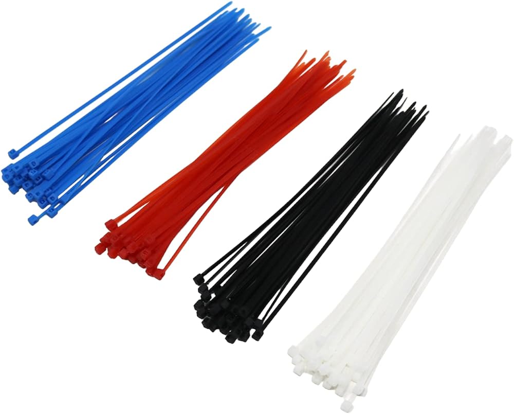 fiXte Cable Ties 2mm x 150mm Multi Use Zip Tie Wraps - 120 Pack Office Home