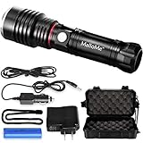 MalloMe Tactical LED Flashlight High Lumens – Better Than Mini, EDC, Small Flashlights – Extra Bright Cree Flash Light For Camping Torch AAA or 18650 Rechargeable