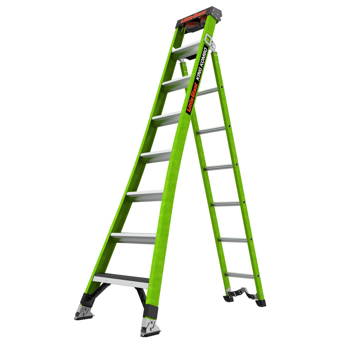 Photo 1 of Little Giant Ladder Systems 13908-074 King Kombo 3-in-1 Ladder, 8 Ft, Green