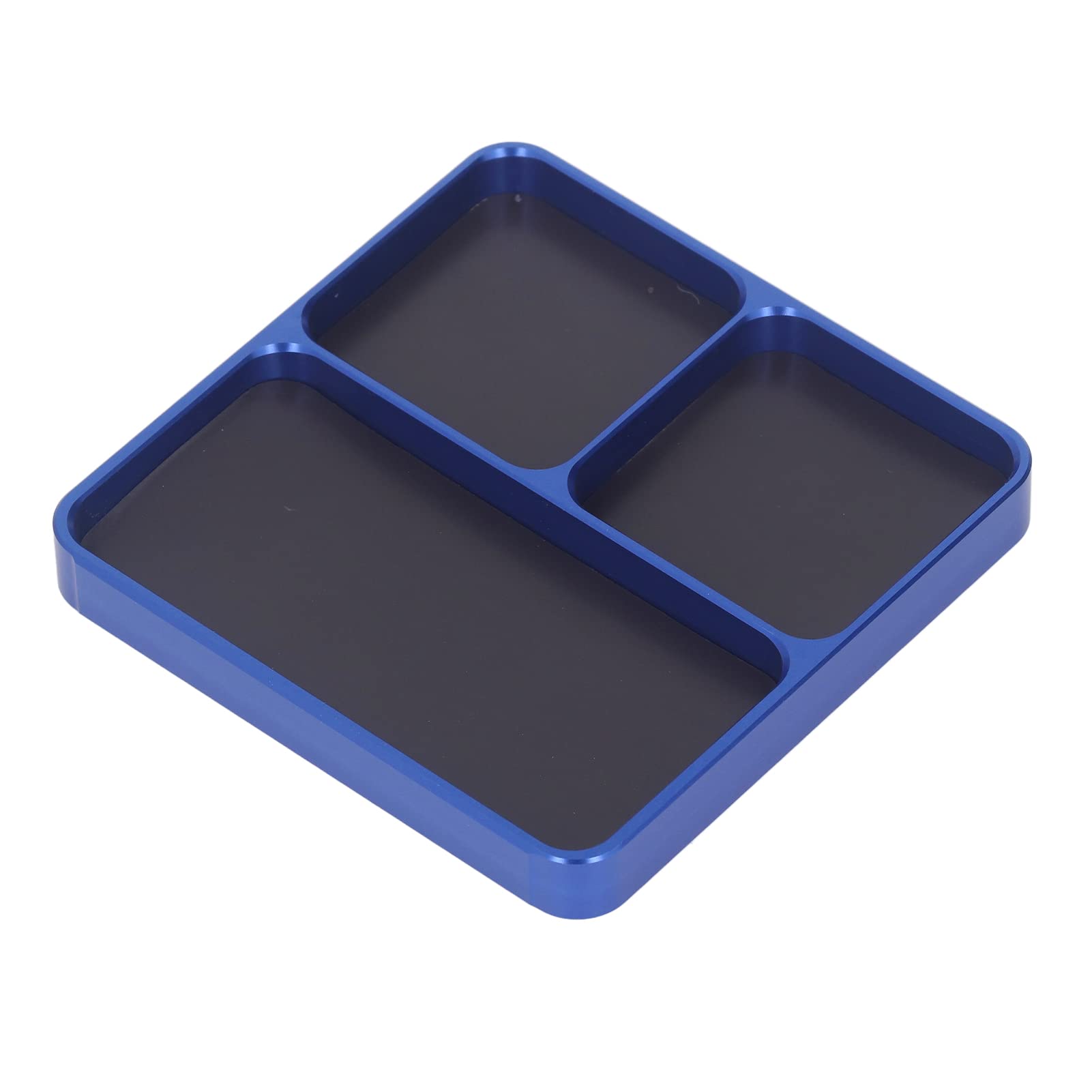 Alloy Magnetic Tray for Projects Magnetic State Tray Aluminum Alloy Anti-Static Storage for Screws/Pins/Sockets/Nuts/Bolts Etc