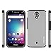 OMOTON BLU R1 HD Case(ONLY fits The 2016 Version), High Impact Resistant Fully Protective Dual Layer Case with [Soft TPU Interior] [Durable PC Exterior] [Fashion Design], Silver