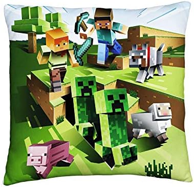 Amazon Co Jp 6176 マインクラフト Minecraft クッション 枕 背当て 40cm X 40cm 並行輸入品 ホーム キッチン