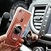 iPhone 8 Case, iPhone 7 Case with Ring Holder Rose Gold for Girls, WXY Clear Bumper Case for iPhone 8 4.7'' 2017 Pink