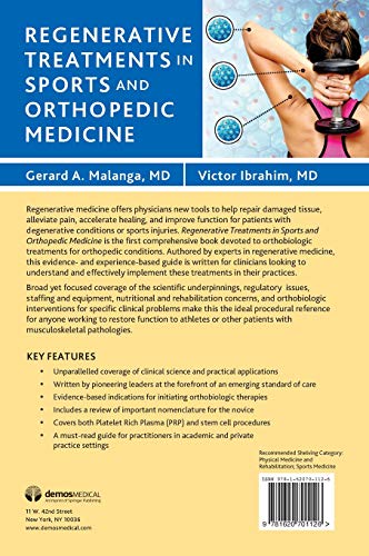 Regenerative Treatments in Sports and Orthopedic Medicine