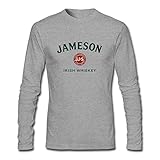 DanielRauda Men's Jameson Beer Long Sleeve T Shirt Grey