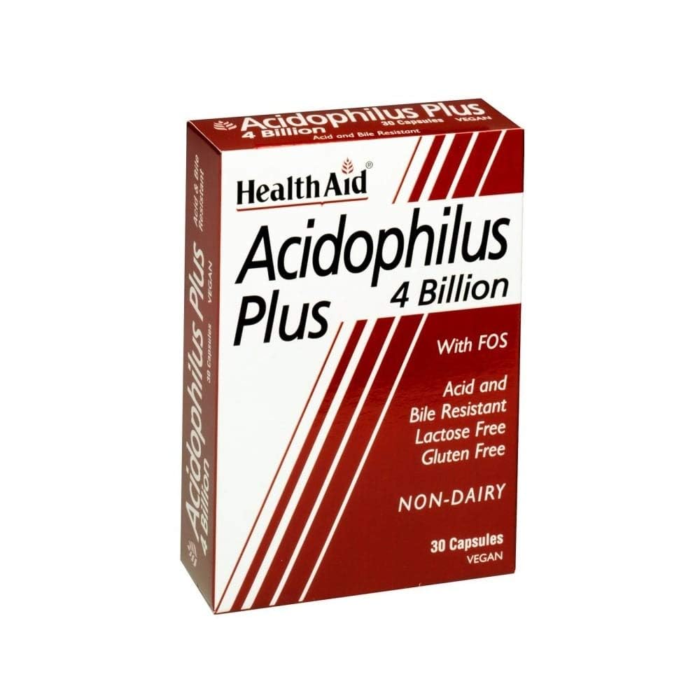 HealthAid Acidophilus Plus 4 Billion Verica's Capsules, Pack of 30 Capsules
