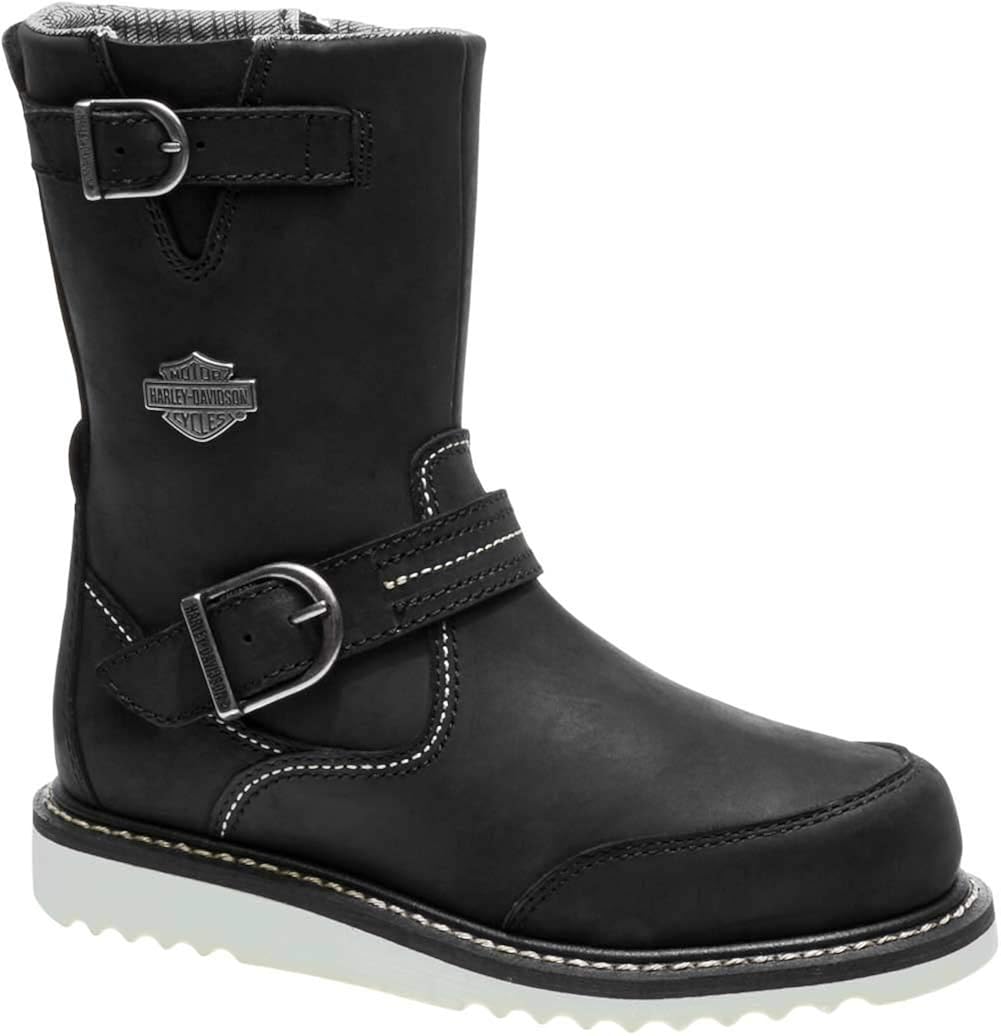 06.5 M US HARLEYDAVIDSON FOOTWEAR Womens Hanlon Motorcycle Boot Black