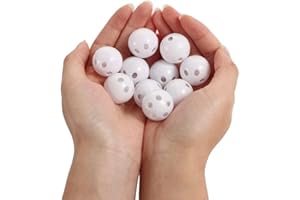 JOWXSX 10 Pcs Rattle Balls Inserts Rattle Box Repair Doll Noise Maker Noise Maker Insert Rattle Toy for Animal Puppet Doll Baby Pet Toy