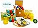 Winnie The Pooh Bundle of Joy 8 pieces Baby Gift Set 3 Pooh Baby Bibs 3 Pooh Baby Bottles 1 BPA Free Pooh Sippy Cup 1 Cute Pooh Christmas Stocking 0-12 Months in Natural Kraft Gift Box for Boys