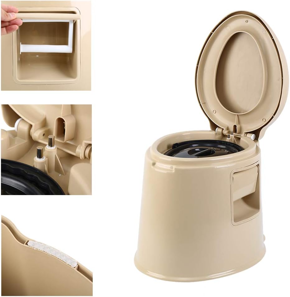MuGuang Camping Toilet Toilet Chair Travel Portable Toilet Anti Slip for Travel,Camping,Hiking, Picnic,Hospital,Outdoor