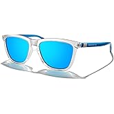 MERRY'S Unisex Polarized Sunglasses for Women Men Classic Retro Designer Style Aluminum Legs
