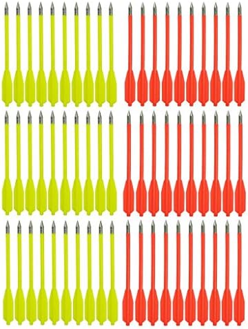 SPEED TRACK 60pcs 7" Aluminum Arrows for 50-80lbs Cobra Pistol Crossbows