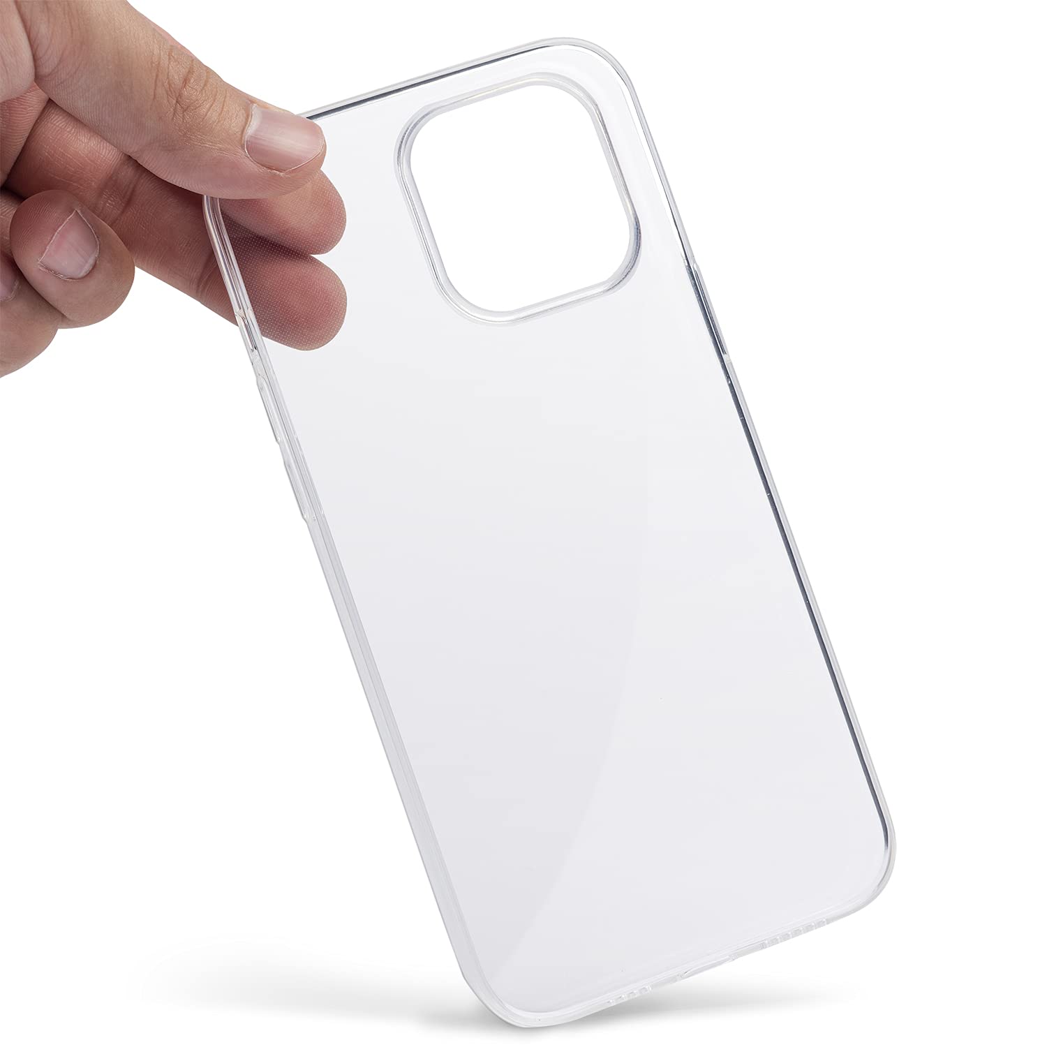 SUPCASE Unicorn Beetle Style Series Case For IPhone 13 Pro Max, Slim Clear Back, Black Bumper