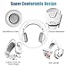 Defway Gaming Headset for PC PS4 Xbox One Laptop Noise Cancelling Over Ear Headphones with Microphone and Volume Control Wired Stereo Earphones for Women Men with LED Light, USB, 3.5mm Jack (white)thumb 1