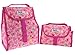 PackIt PK2 Freezable Lunch Sack With Strap Closure, Pink Hearts
