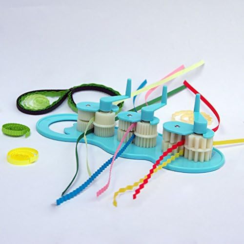 DatingDay 1 Pc Hand Operated Paper Quilling Crimper Machine, Papercraft Creation Craft DIY Quilling Supplies Decor Accessories (Color Blue)