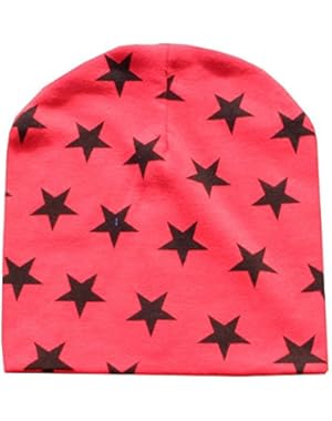 Autumn Winter Cute Print Star Warm Cotton Hats Caps