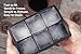Rippl Ice Cube Tray - Silicone Ice Cube Tray - Ice Cube Tray with Large 6 Cavity Silicone Mold - Will Make Big Ice Cubes For Whiskey - Set of (2) in Black