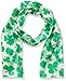 Beistle 30710 Shamrock Scarf, 10-Inch by 4-Feet 7-Inch,Green/White