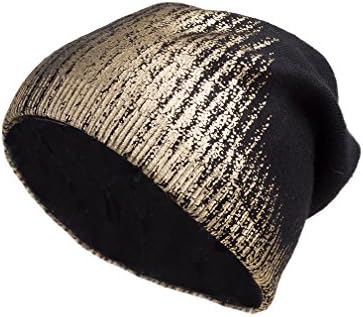 Pilipala Women Knit Beanie Hat by With Gilding Design VC17607 Black