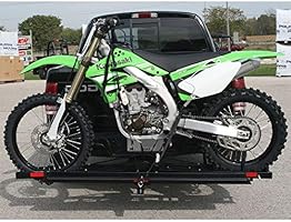 dirt bike on trailer tongue