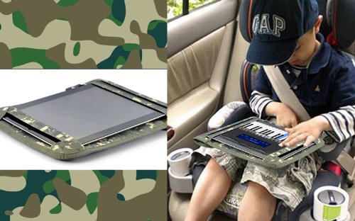 Toptekits D100 Army Camouflage Protective Anti-Radiation Anti-Tracking Anti-Spying GPS RFID Signal Blocking Pouch Case Bag for 7-10 Inches Tablets