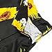 Dressever Women's Vintage A-line Printed Pleated Flared Midi Skirts Sunflower XX Large