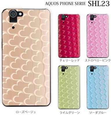 Amazon ハートストライプ ストロベリーピンク Au Aquos Phone Serie Shl23 ケース カバー Plus S ケース カバー