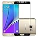 Amovo Galaxy Note 5 Screen Protector, 0.26mm Full Coverage, Anti-Glare/Anti-Fingerprint/Anti-Bubble & Touch Responsive Premium HD Clear Samsung Galaxy Note 5 Ballistic Glass Screen Protector (Black)