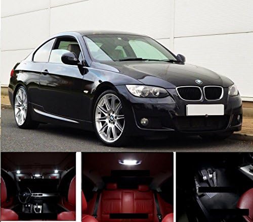18 Pcs Premium 3 Series E92 05-13 Interior Pure White Full Upgrade LED Light Kit