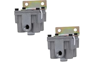Mytee Products 2 Pack Heavy Duty R-12 Relay Valve - Air Brake Relay Valve Replaces 102626, Velvac 034025, Bendix 102166, 102277, 801749, Mei 2097615, PAI 36130,