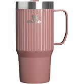 STANLEY Everyday Suburban Mug, 24 oz, Moab Pinstripe | Insulated Stainless Steel Coffee Mug | Ergonomic Handle | Cup Holder Compatible for Travel | Splash Resistant Lid | BPA-Free
