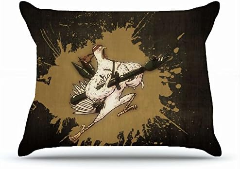 Standard Pillowcase 20 x 26 Inches Cotton Pillowcases Decorative Pillow Cover Case with Hidden Zipper Decor Cushion Covers - Animals Rambo bazooka paint splash wall terminator cock dressing soldier ma