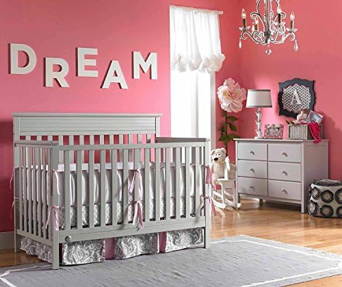 Wooden Hanging Wall Letters "P" Pink Decorative Wall Letter for Children's Nursery Baby's Room, Baby Name and Girls Bedroom Décor