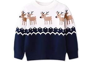 Remimi Kids Christmas Sweater for Toddler Girls Boys Holiday Pullover Top