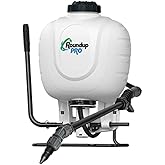 Roundup 190314 Backpack Sprayer for Fertilizers, Herbicides, Weed Killers &amp; Insecticides, 4 Gallon