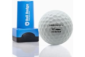 HODL 21 Ball Badge - Golf Ball Stamp (The Happy Series), Self-Inking Golf Ball Stamper, Golf Ball Marker, Reusable Golf Ball Marking Tool to Identify Golf Balls - Reusable Ink Stamp