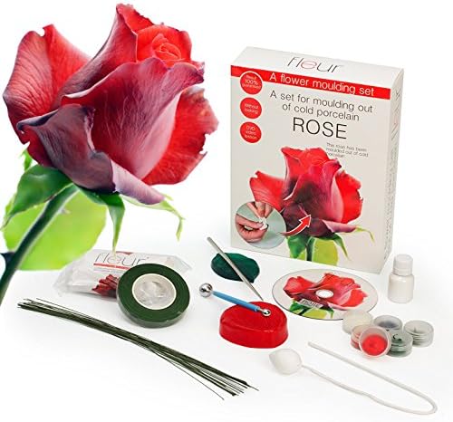 Polymer Clay Sculpting Kit For Adults And Kids - Indulge Your Creativity by Making Beautiful Flowers From Polymer Self Hardening Clay - Amaze Your Friends and Family! Great Gift,Video Lessons Included