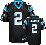 Jimmy Clausen Youth Jersey: Reebok Black #2 Carolina Panthers Replica Jersey