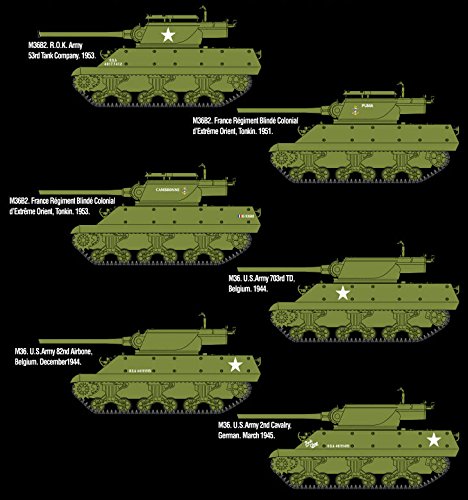 1/35th Scale M36/m36b2 Battle Of The Bulge #13501 Academy Hobby Model Kits