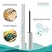 VASSOUL Eyelash Growth Serum- Eyelash Enhancer Lash Eyebrow Growth Serum for Longer and Thicker Eyelash, Fuller and Healthier Eyebrow,100% Natural, 3ml