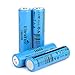 UltraFire 18650 Rechargeable Battery 3.7V Li-ion 2200mAh MAX Battery Button Top Battery(4 PACK)